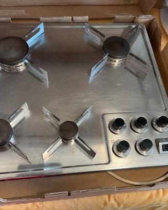 Piano cottura a gas ALPES inox usato