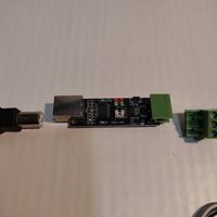 Modulo convertitore Usb a RS485 terminali a vite