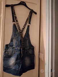 Salopette jeans donna tg. 42