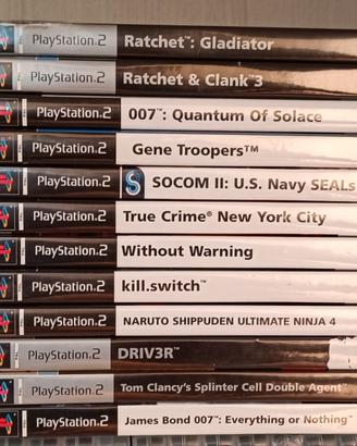 Lotto 36 giochi PS2