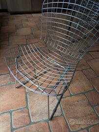4 sedie design stile Bertoia