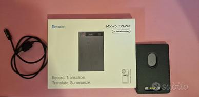 registratore vocale TicNote Mobvoi con AI