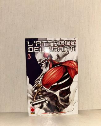 Manga “Attack on titan” numero 3