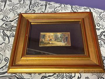 Quadro di eguenio magno (napoli , certificato )