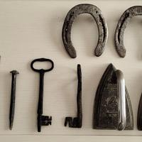Oggetti in ferro e ferri di cavallo