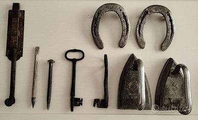 Oggetti in ferro e ferri di cavallo