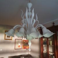 lampadario di vetro di murano 