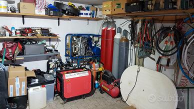 materiale subacqueo immersione 