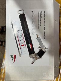 KIT PISTOLA ARIA COMPRESSA PER GRASSO CON TUBETTO