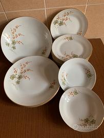 Servizio porcellana bianca cn fiori Richard Ginori