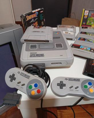 🎮 SUPER NINTENDO (SNES) + LOTTO GIOCHI ORIGINALI