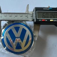 4x coprimozzi VW T60 BLU: Golf456,Polo,Touran,...
