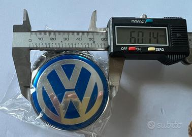 4x coprimozzi VW T60 BLU: Golf456,Polo,Touran,...
