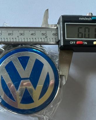 4x coprimozzi VW T60 BLU: Golf456,Polo,Touran,...