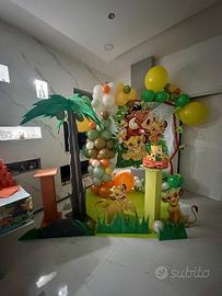 allestimento tema simba 