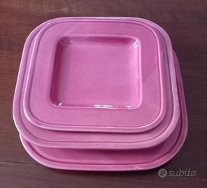 Servizio Piatti Rosa