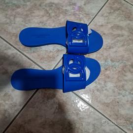Ciabatte con logo DG – Blu