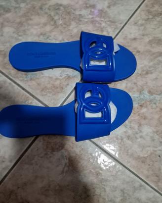 Ciabatte con logo DG – Blu