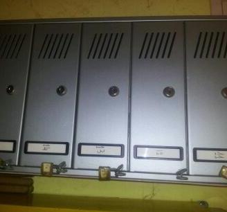 casette postali 5 posti