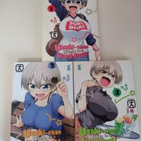 Manga Uzaki-Chan Wants to Hang Out! volumi 1 2 3