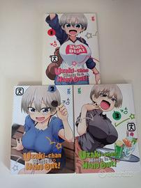 Manga Uzaki-Chan Wants to Hang Out! volumi 1 2 3