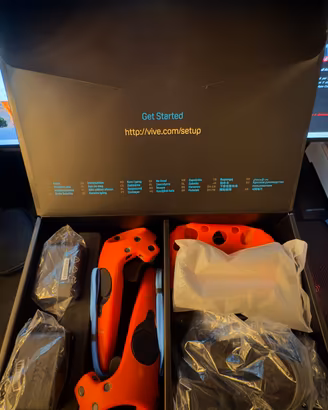 Visore realta Virtuale HTC Vive PC VR link box