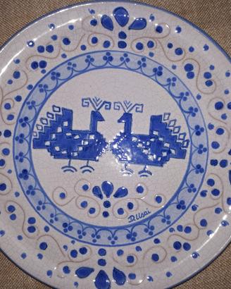 Servizio 6 piatti 34 cm ceramica sarda