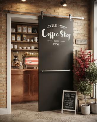 Porta ferro scorrevole vintage