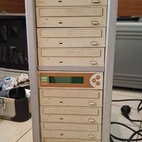 Torretta Duplicazione dvd/cd da 6 dischi