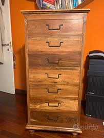 Cassettiere legno di Shisham