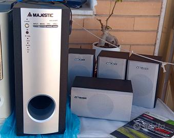 Sistema audio majestic casse
