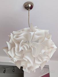 Lampadario di Design SLAMP Veli-Bianco Opale 42cm