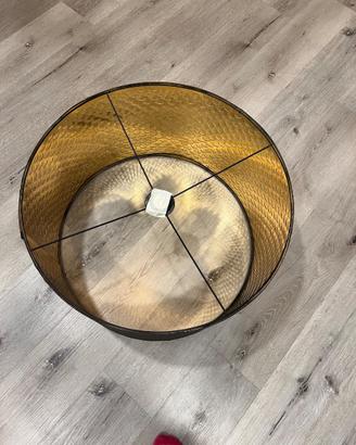 Paralume nero oro Ikea diametro 60 cm come nuovo 
