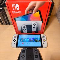 Nintendo Switch OLED + 2 Joycon extra+ accessori 