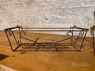 Fioriera da balcone in ferro