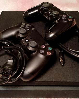 Playstation 4 slim 1 TB,3 giochi e 2 joypad + HDMI