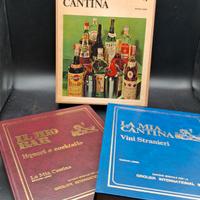 Cofanetto libri vini stranieri liquori e cocktails
