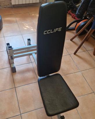 Panca reclinabile da palestra