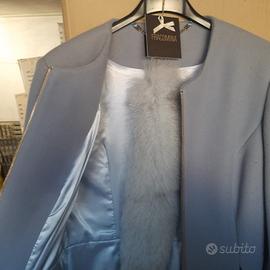 Cappottino con collo di pelo