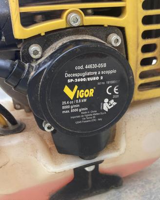 DECESPUGLIATORE a SCOPPIO Vigor SP2600 BENZINA 2T
