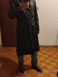 trench pelle uomo 