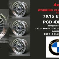 Cerchi SCOMPONIBILI 7X15 15 POLLICI BMW 1502 E30