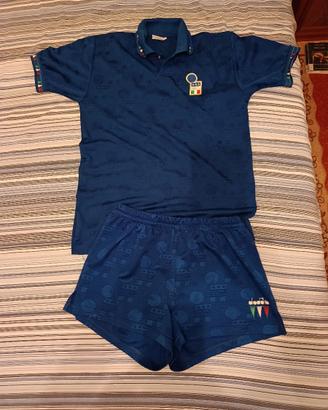 COMPLETO CALCIO HOME DELL'ITALIA MONDIALE USA 1994