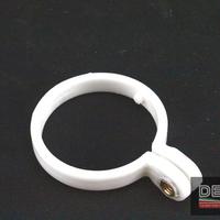 Fascetta fissaggio parafango bianca Ducati