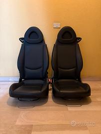 Sedili smart brabus 450 pelle nera