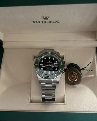 Rolex submariner ghiera verde