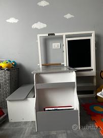 Scrivania con Lavagna