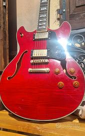 Washburn HB35 HB-35 Cherry red Semiacusti