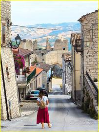 Casa Castropignano in Molise vista Castello borgo