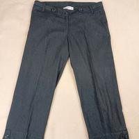 Pantaloni lunghi neri a righe Bugiarda